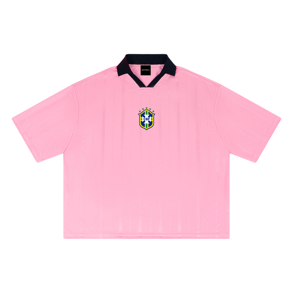 JOHN BLANC — Brasil Soccer Jersey, pink