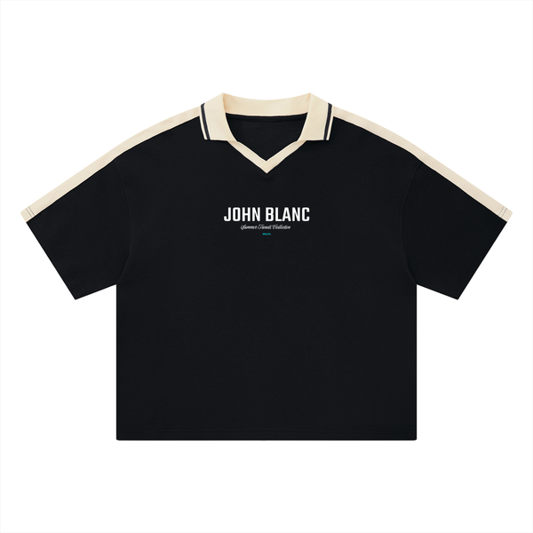 JOHN BLANC — Color Block Polo Shirt, unisex