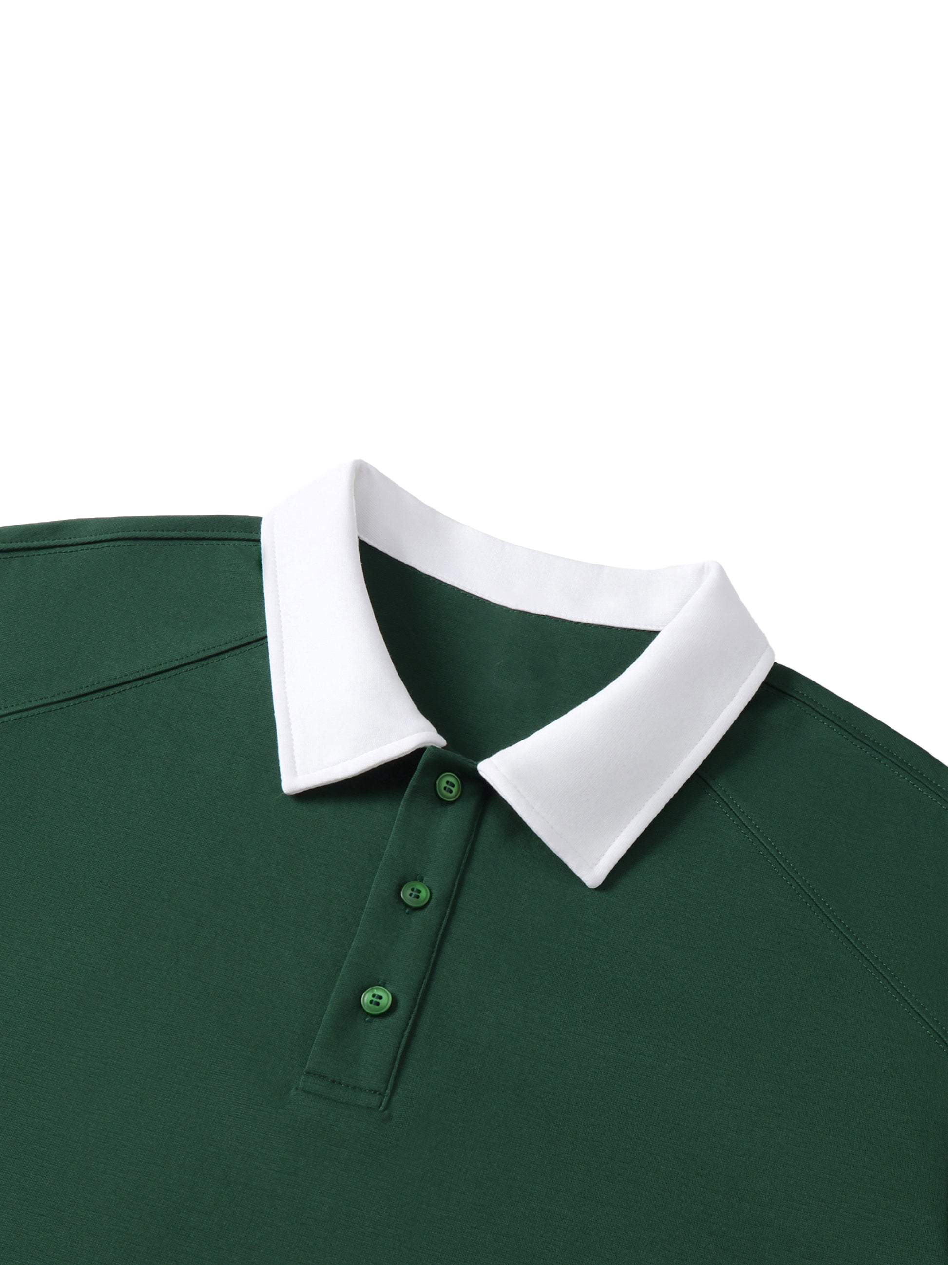 Classic ODMPOD Polo shirt in light blue with a collar and short sleeves, displayed on a hanger against a plain background.